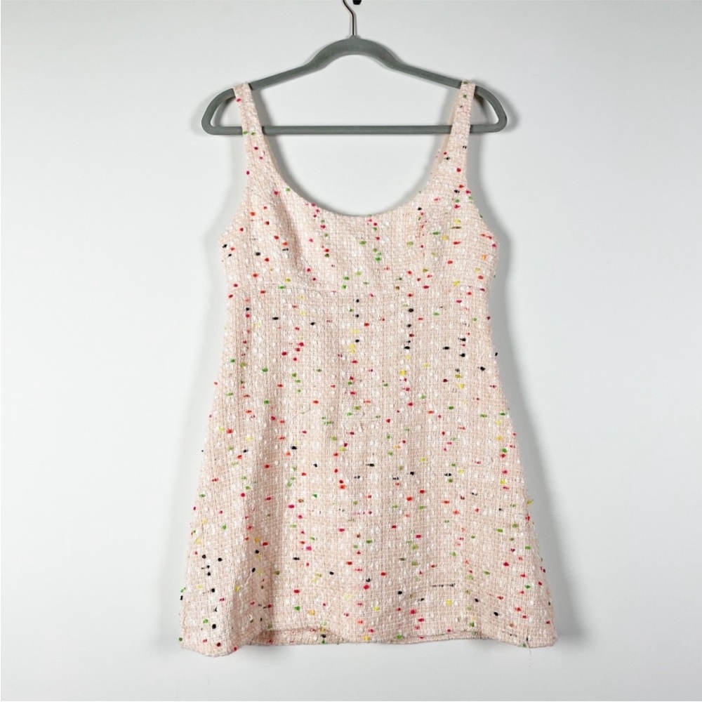 Amanda Uprichard Pink Multi-Color Mini Dress